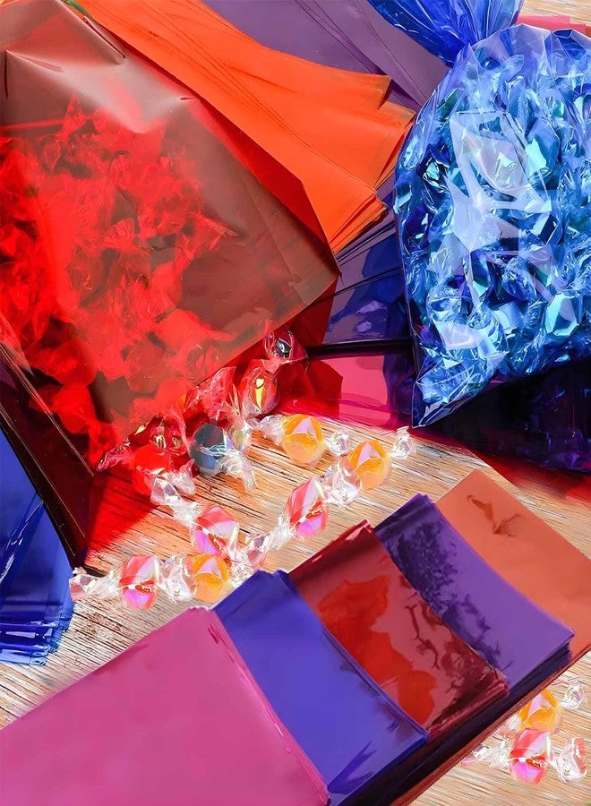KUNYYI Purple Cellophane Treat Bags - 100Pcs Cello Bags Resealable 6x9 Inch Candy Favor Bags for Parties, Holidays, Snacks Goodie Gifts Party - Image 4